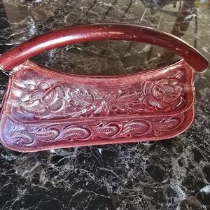 Handtooled Leather Handbag